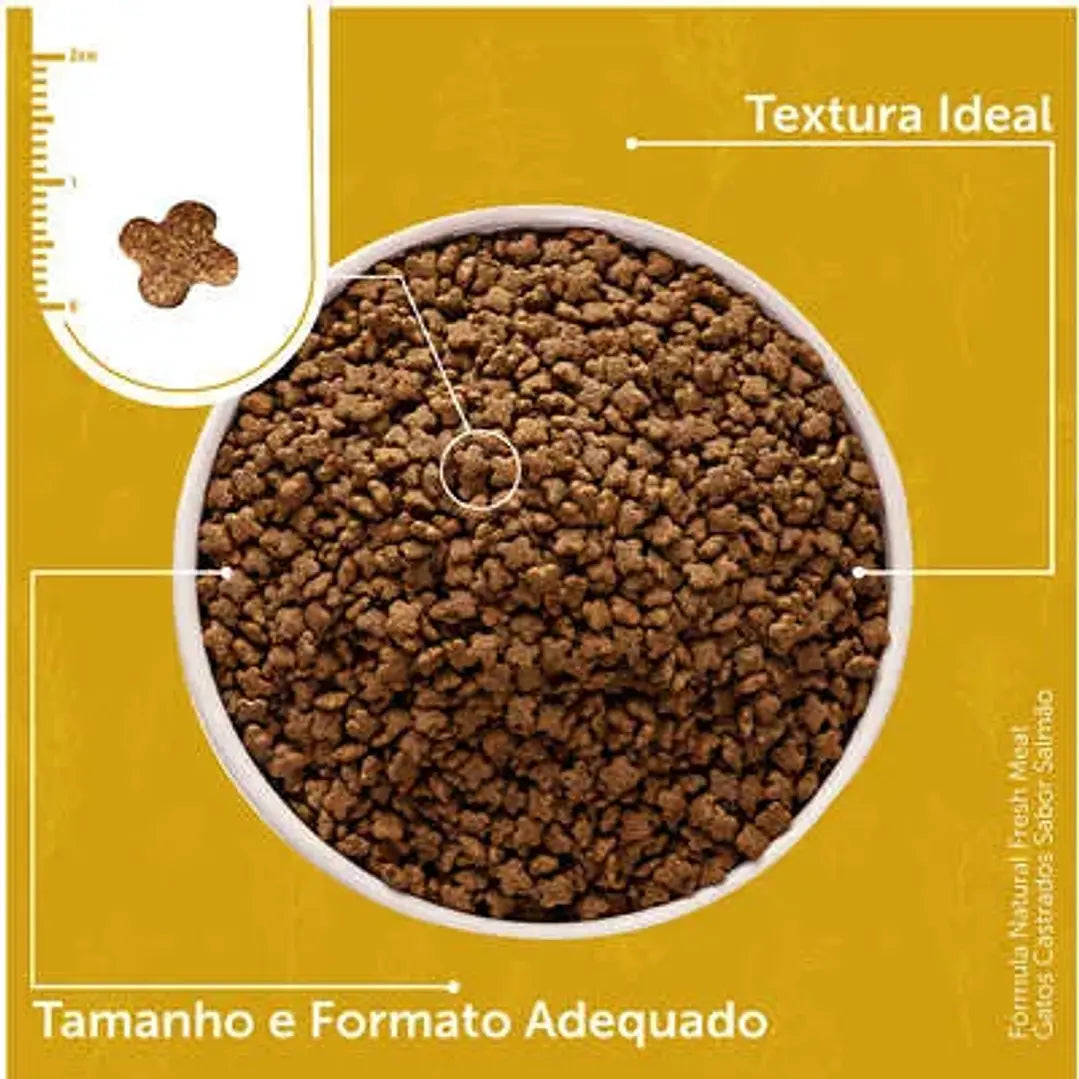 Fórmula Natural Fresh Meat Gatos Castrados Sabor Salmon