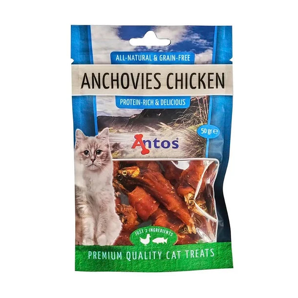 ANTOS CAT TREAT ANCHOAS Y POLLO