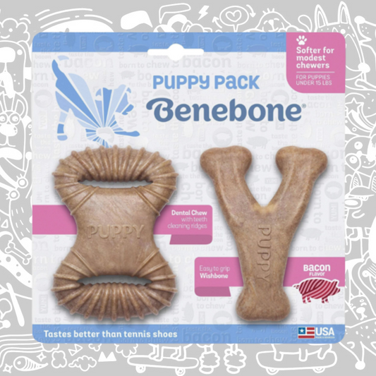 BENEBONE PUPPY 2-PACK BACON
