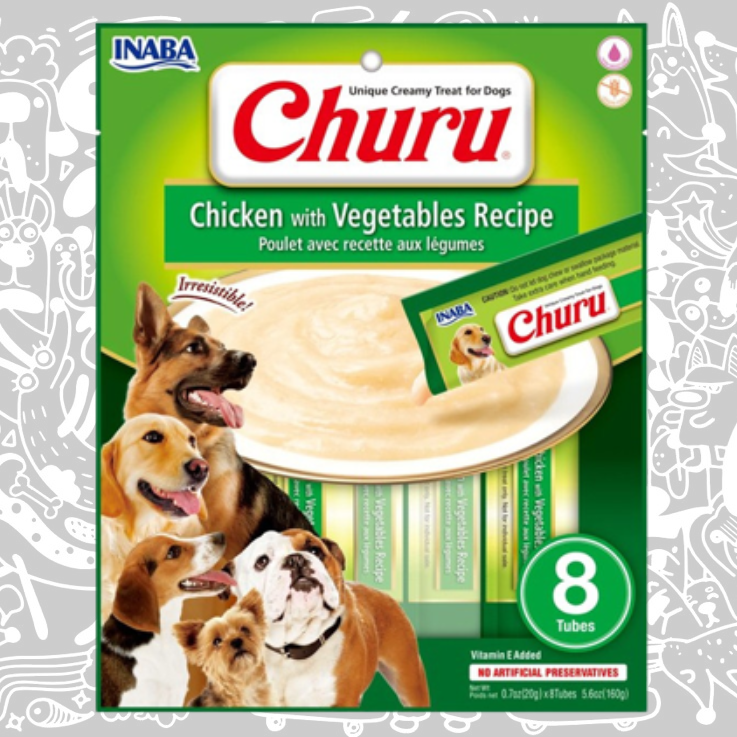 CHURU DOG POLLO CON VEGETALES