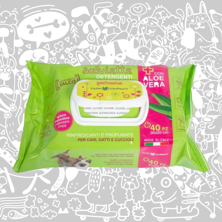 FARMCOMPANY TOALLA HUMEDA ALOE VERA