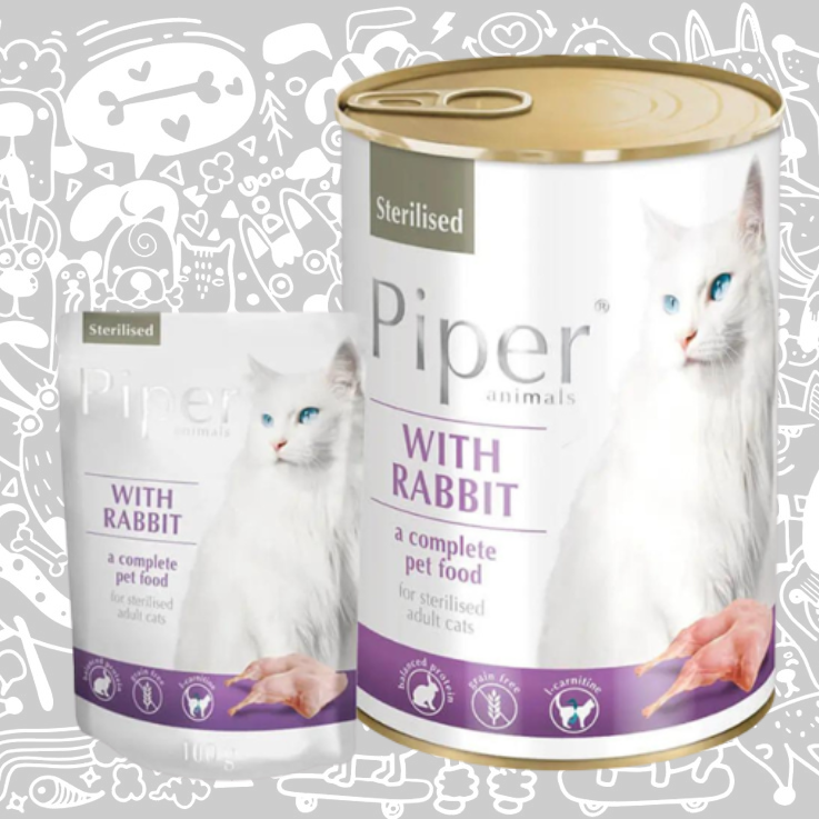 PIPER CAT STERILIZED CONEJO