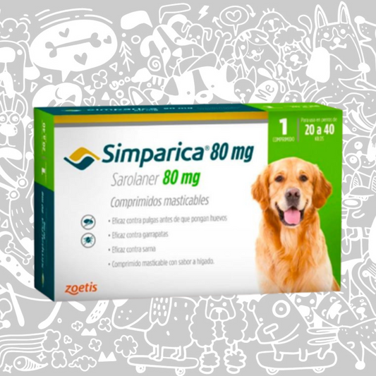 SIMPARICA PERRO 20,1-40 KG
