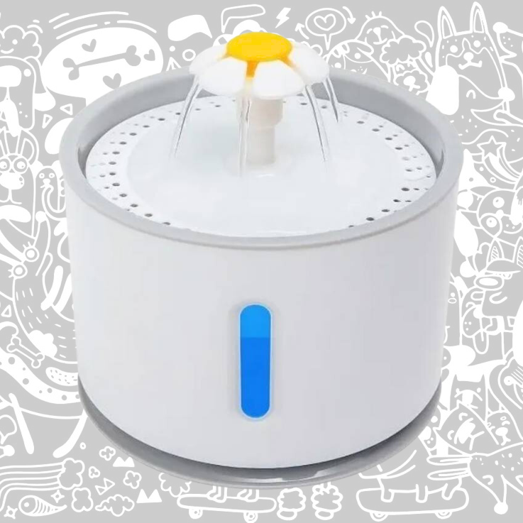 BEBEDERO ELECTRICO FLOR