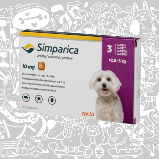 SIMPARICA PERRO 2,5-5 KG