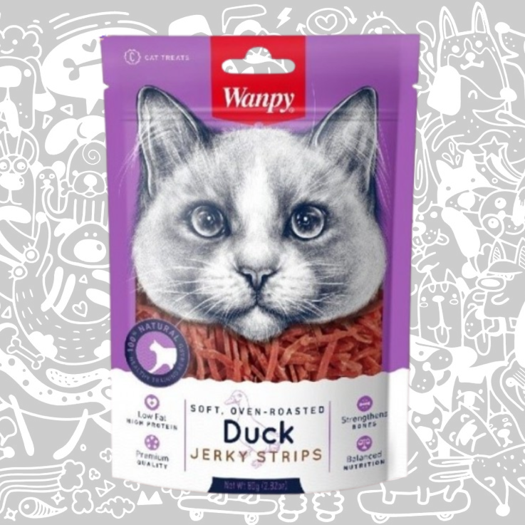 WANPY SOFT DUCK JERKY STRIPS GATO