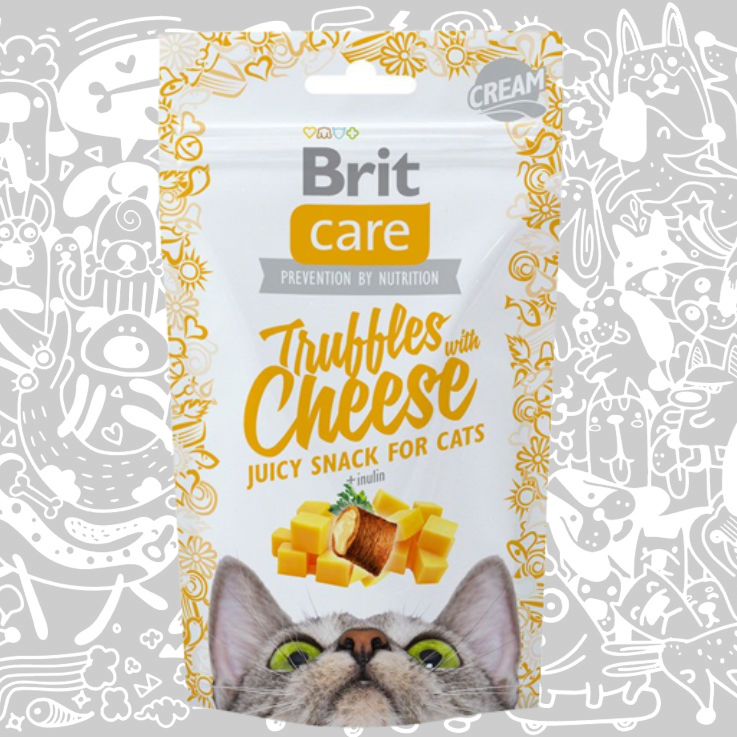 BRIT CARE CAT SNACK TRUFFLES CHEESE