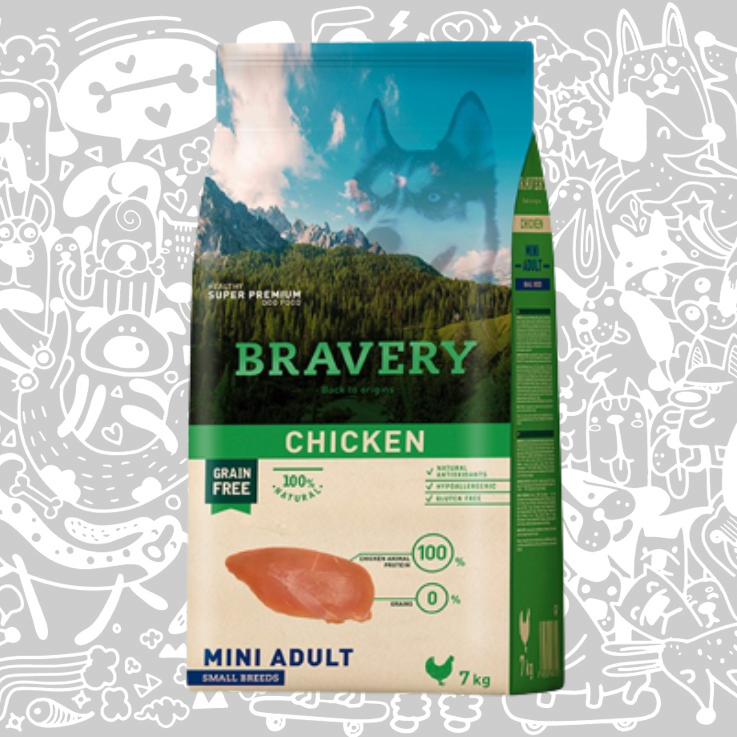 BRAVERY CHICKEN MINI ADULT SMALL BREEDS