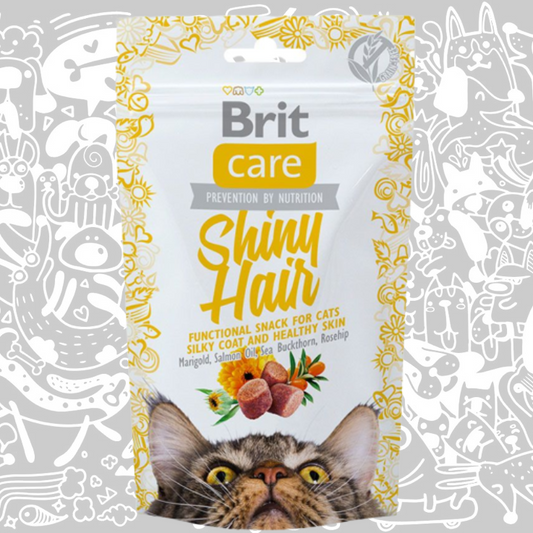 BRIT CARE CAT SNACK SHINY HAIR