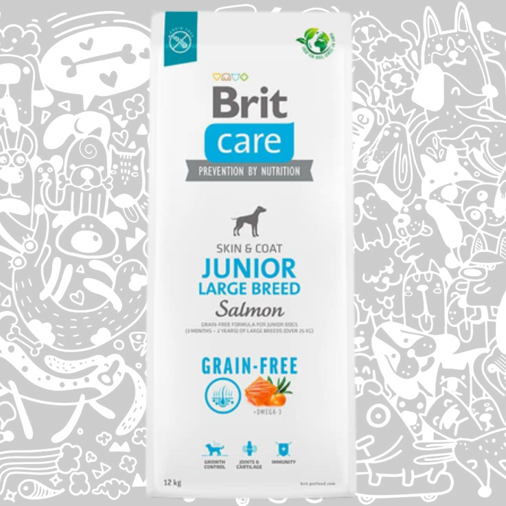 BRIT CARE GF JUNIOR LARGE BREED SALMON