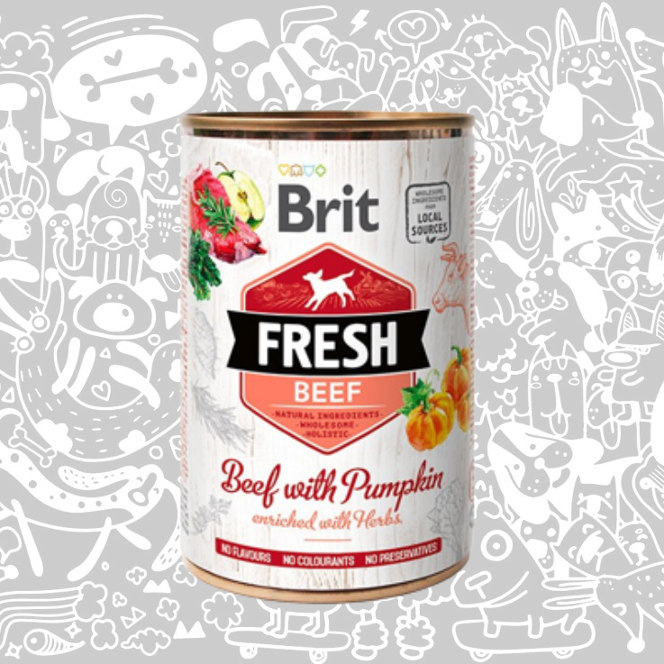 BRIT FRESH BEEF WITH PUMPKIN