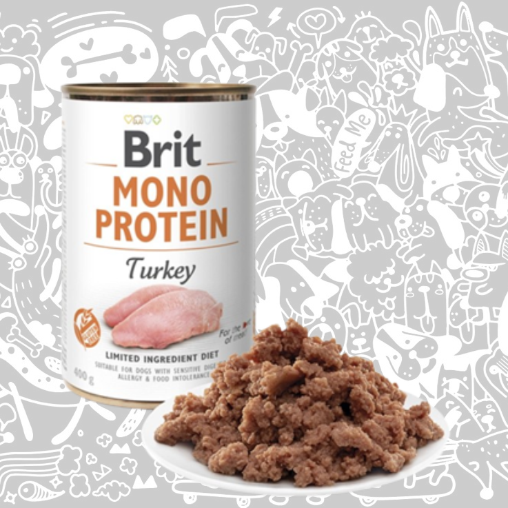 BRIT CARE MONO PROTEIN LATA PAVO