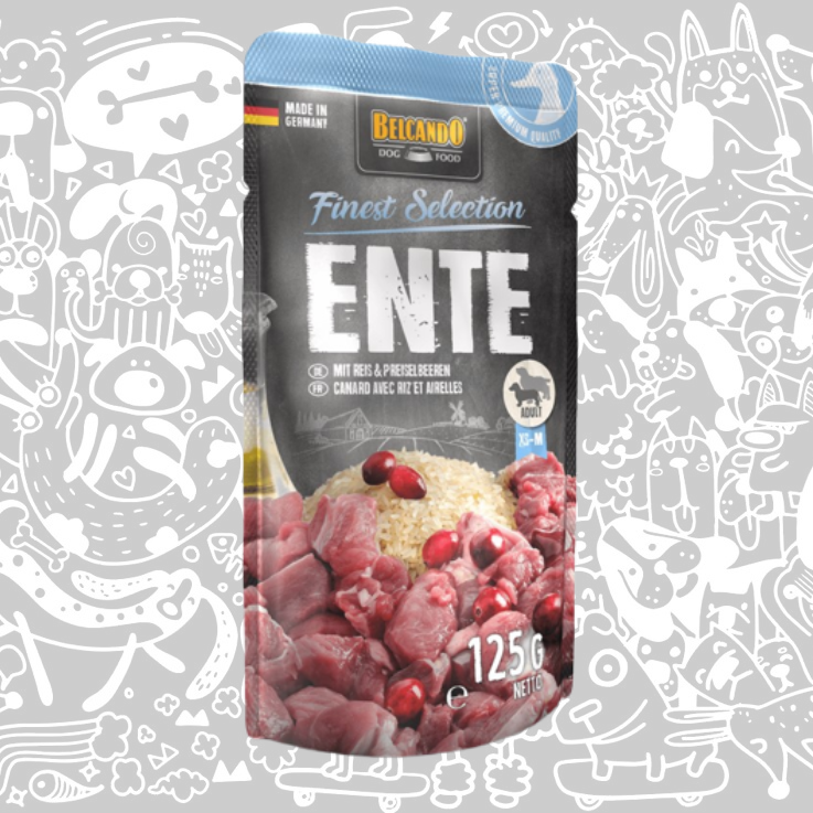BELCANDO SOBRES PATO CON ARROZ Y ARANDANO