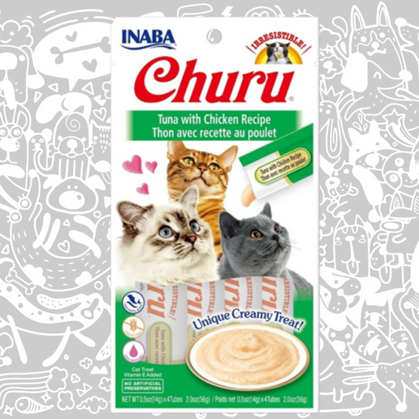 CHURU GATO ATUN CON POLLO Tienda Animal