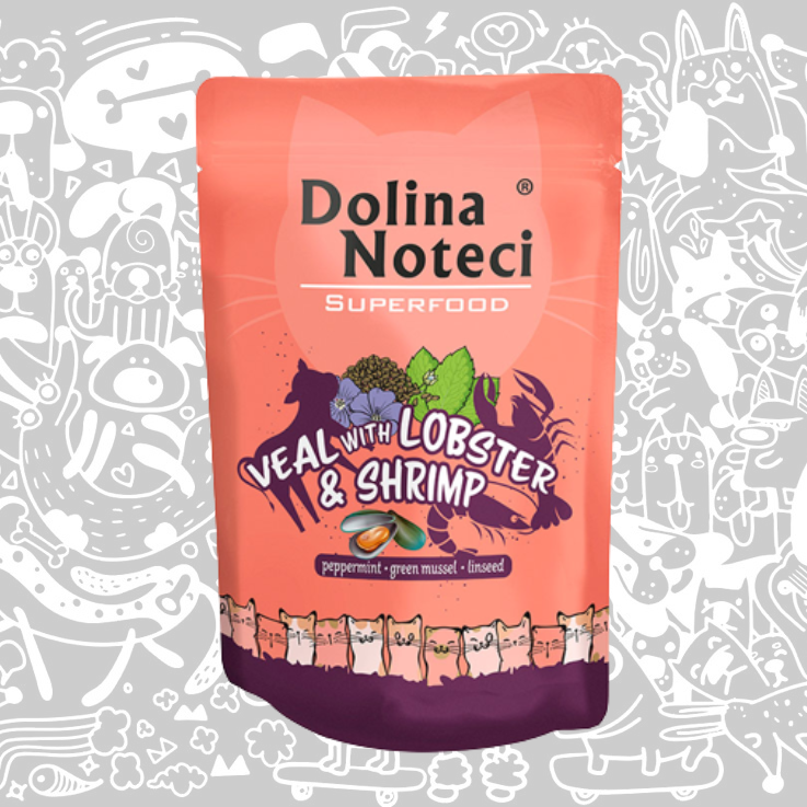 DOLINA SUPERFOOD CAT TERNERA LANGOSTA Y CAMARÓN