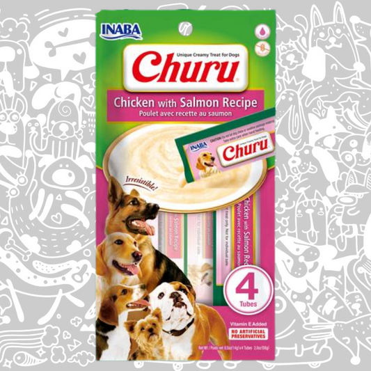 CHURU DOG POLLO CON SALMON