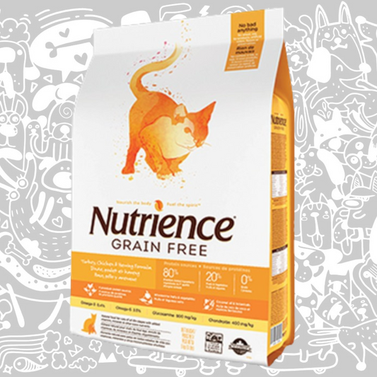 NUTRIENCE GRAIN FREE CAT PAVO POLLO Y ARENQUE