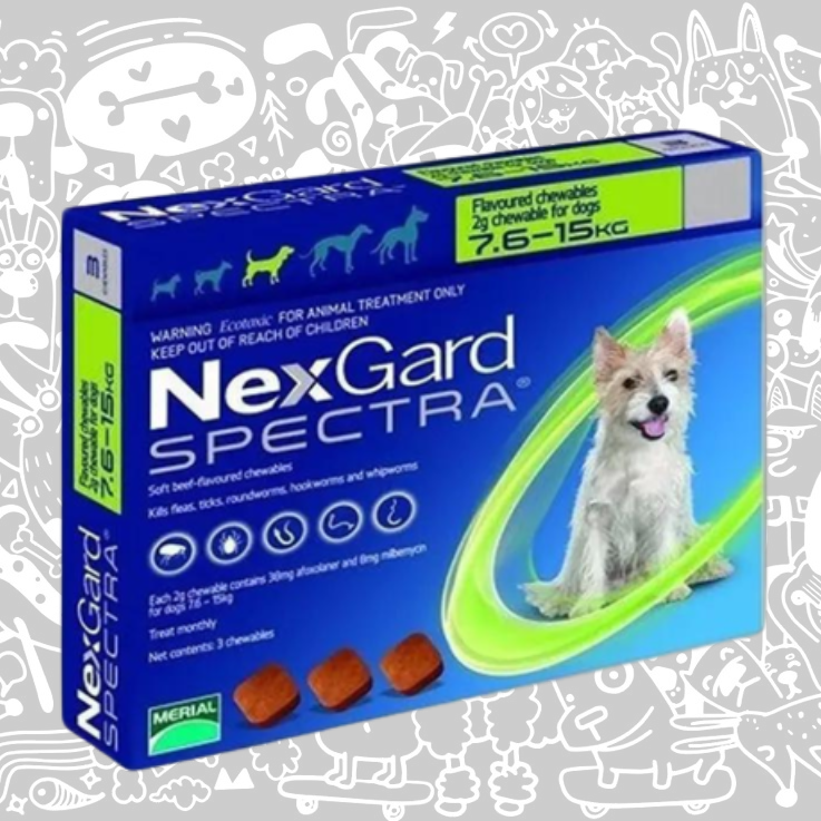 NEXGARD SPECTRA PARA PERROS 7,6-15 KG