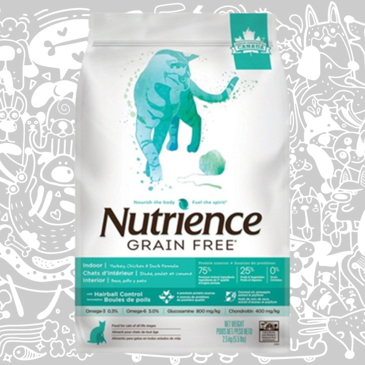 NUTRIENCE GRAIN FREE CAT INDOOR