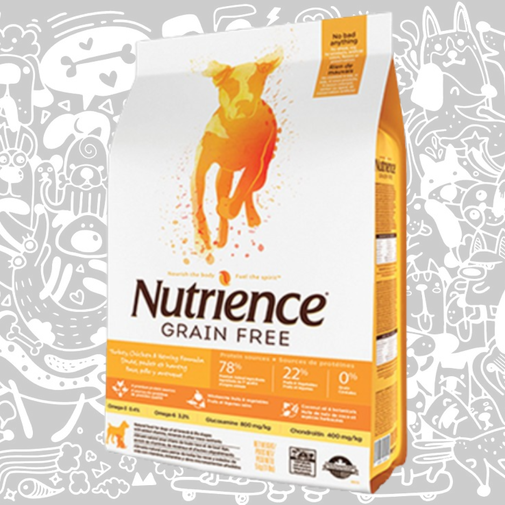 NUTRIENCE GRAIN FREE DOG PAVO, POLLO Y ARENQUE