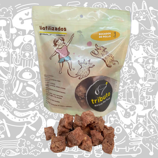 TRIBUTO SNACK CRUDO CORAZON DE POLLO