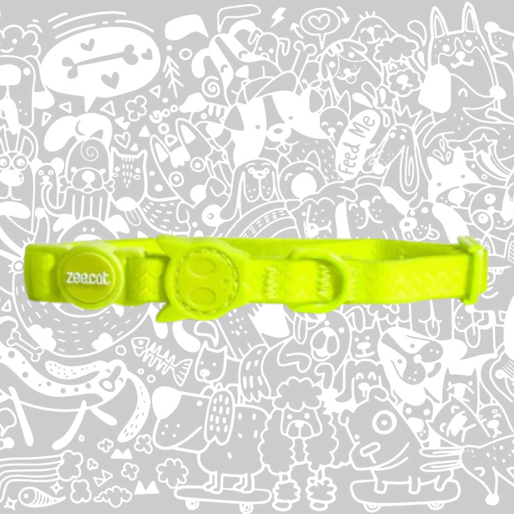ZEE.CAT NEOPRO LIME COLLAR