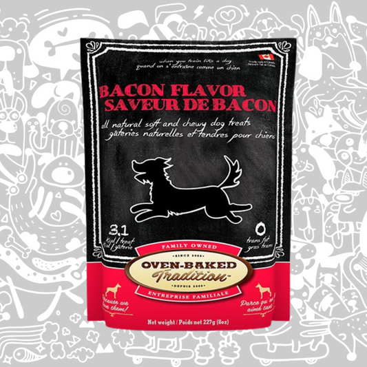 OVEN BAKED TREATS BACON DOG