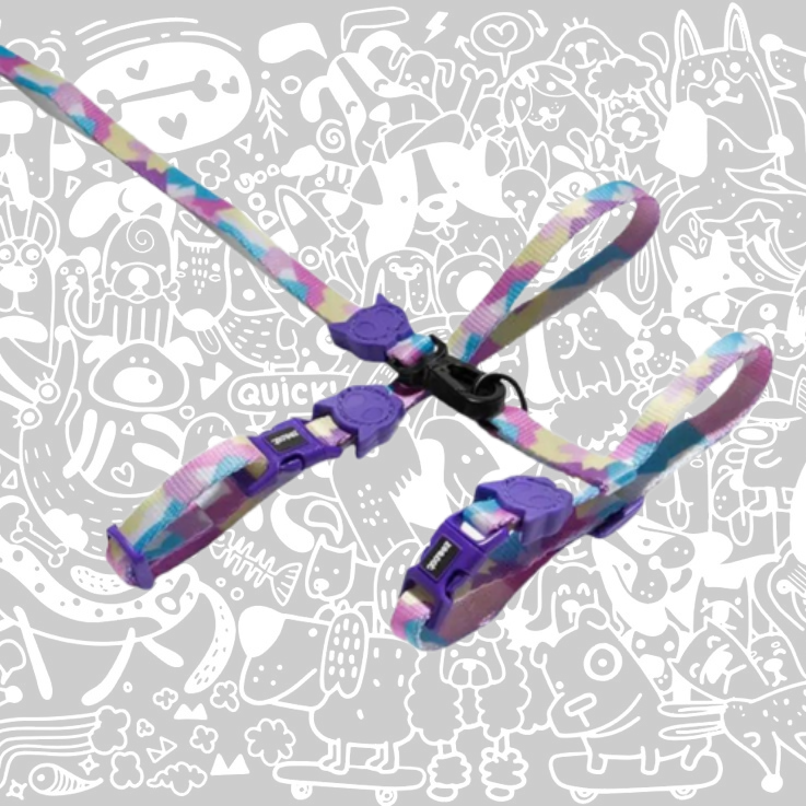 ZEE.CAT CANDY HARNESS WITH LEASH