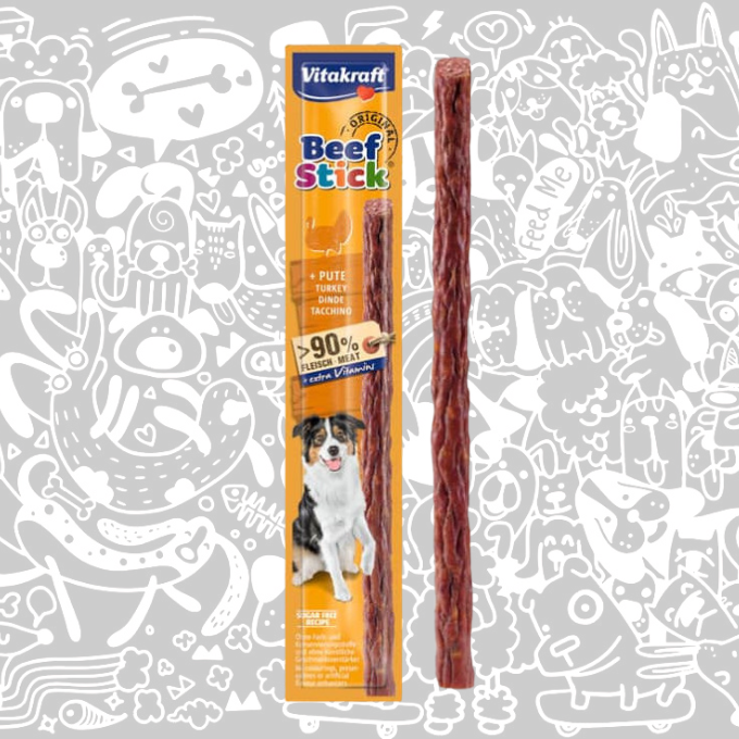 VITAKRAFT SNACK BEEF STICK PAVO