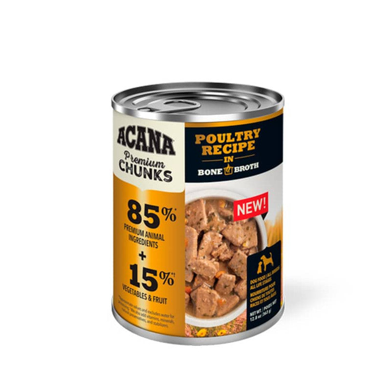 ACANA PREMIUM CHUNKS, POULTRY RECIPE IN BONE BROTH