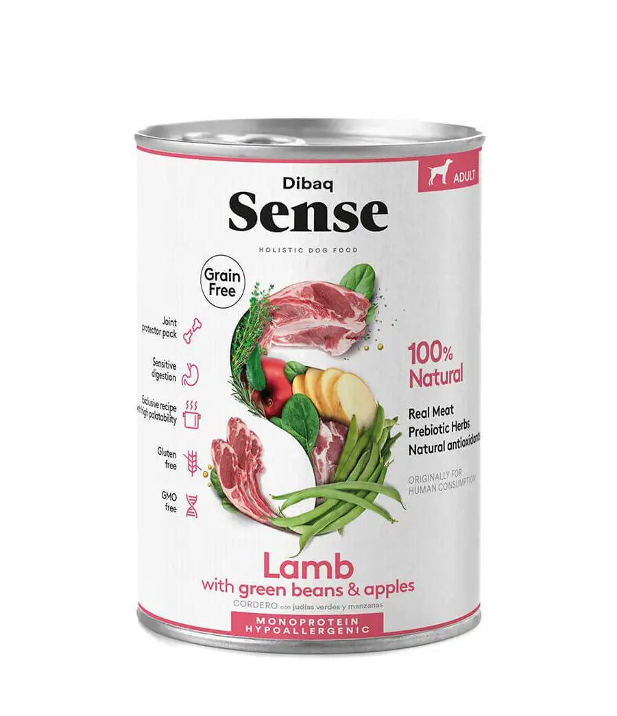 DIBAQ SENSE ALIMENRO HUMERO PARA PERRO CORDERO 380 GR