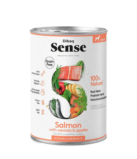 DIBAQ SENSE ALIMENTO HUMEDO SALMON PARA PERRO 380 GR