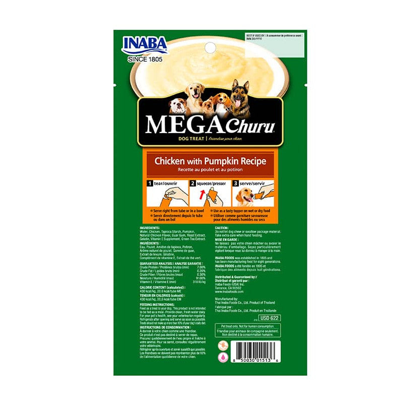 MEGA CHURU™ 3PK - CHICKEN WITH PUMPKIN RECIPE