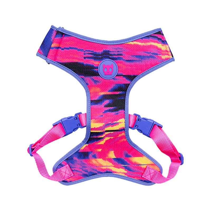 ZEE.DOG GLITCH ERROR 500 ADJUSTABLE MESH PLUS DOG HARNESS