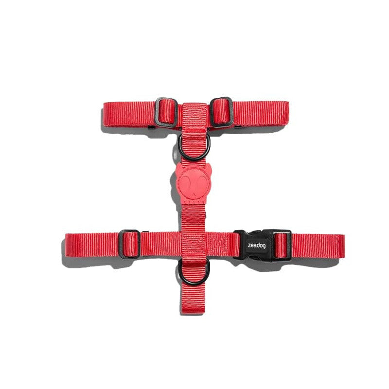 ZEE.DOG NEON CORAL DOG H HARNESS