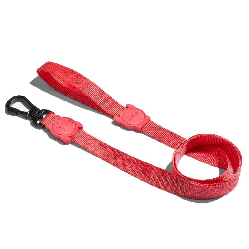 ZEE.DOG NEON CORAL DOG LEASH
