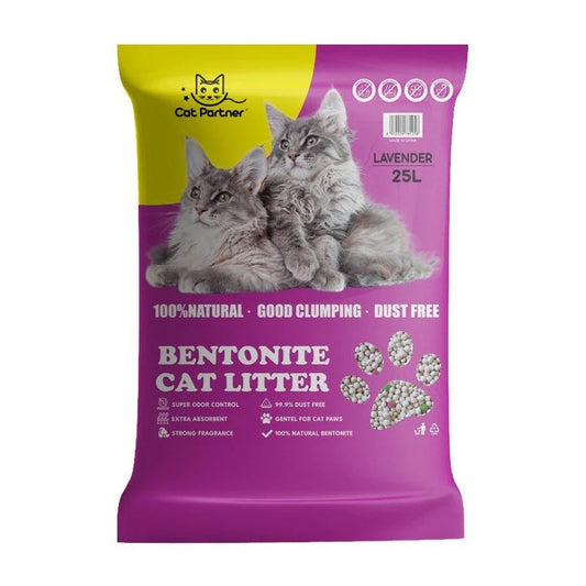 CAT PARTNER ARENA AGLUTINANTE LAVANDA