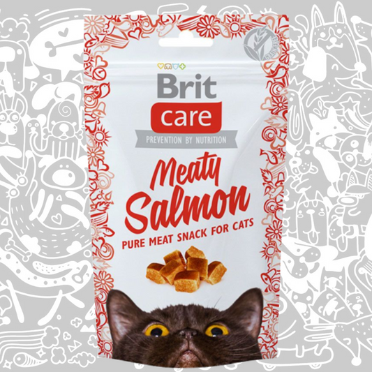 BRIT CARE CAT SNACK MEATY SALMON