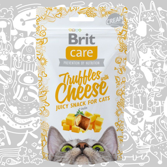 BRIT CARE CAT SNACK TRUFFLES CHEESE