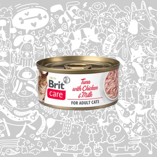 BRIT CARE CAT TUNA WITH CHICKEN & MILK