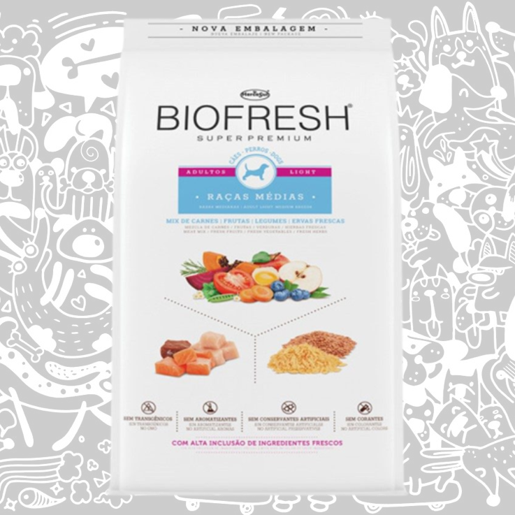 BIOFRESH ADULTO RAZA MEDIANA LIGHT 3KG