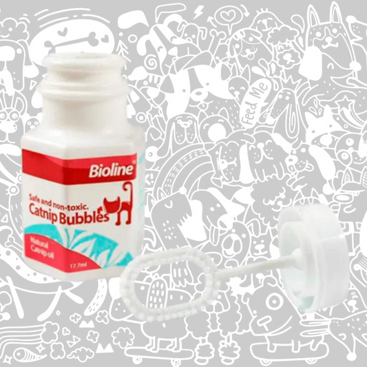 BIOLINE CATNIP BUBBLES BURBUJAS GATO