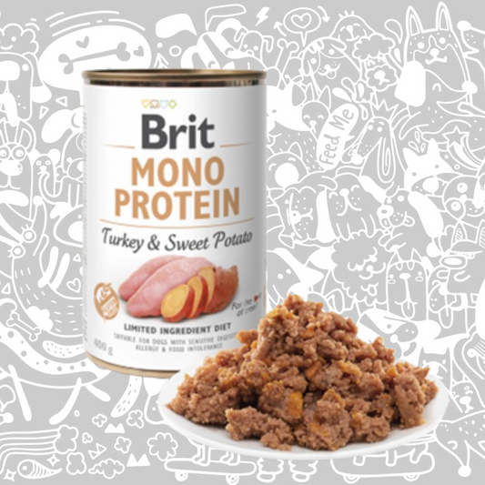 BRIT CARE MONO PROTEIN LATA PAVO & PATATA