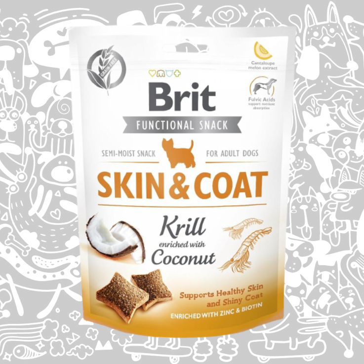 BRIT CARE FUNCTIONAL SNACK SKIN & COAT