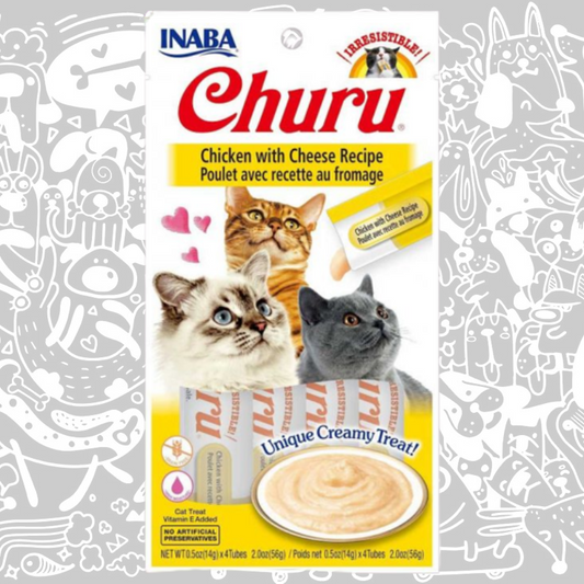 CHURU GATO POLLO CON QUESO