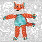 KONG FLOPPY KNOTS FOX