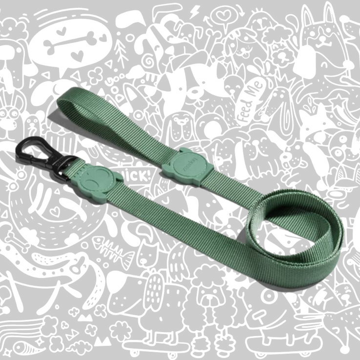 ZEE.DOG ARMY GREEN LEASH