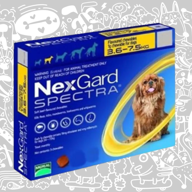 NEXGARD SPECTRA PARA PERROS 3,6-7,5 KG