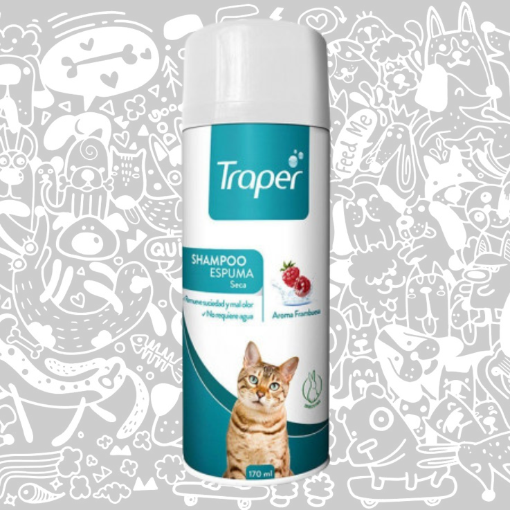 TRAPER ESPUMA SECO GATO