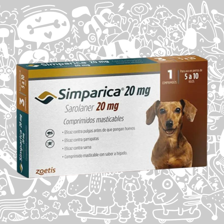 SIMPARICA PERRO 5,1-10 KG